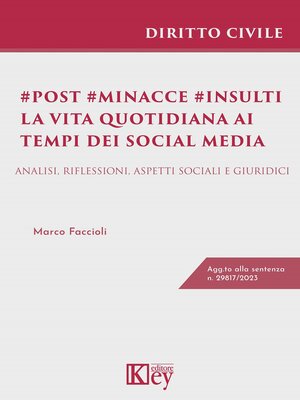 cover image of Post Minacce Insulti